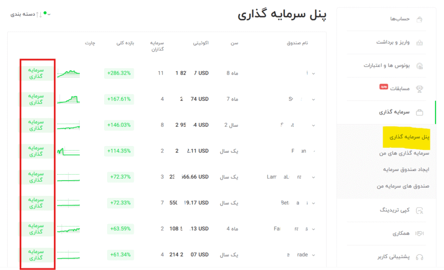 آموزش تصویری نحوه سرمایه گذاری بر روی حساب پم در بروکر ایکس چیف