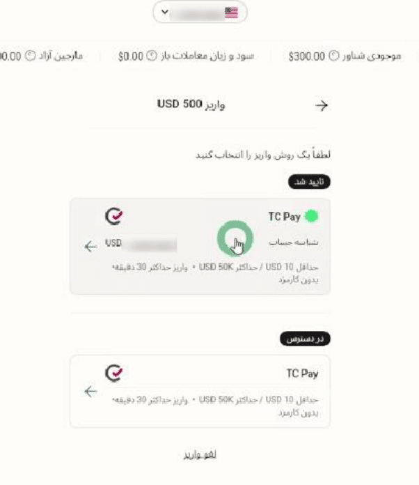 شارژ حساب آلپاری با تاپ چنج