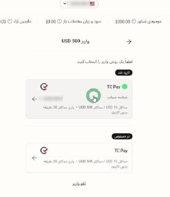 شارژ حساب آلپاری با تاپ چنج