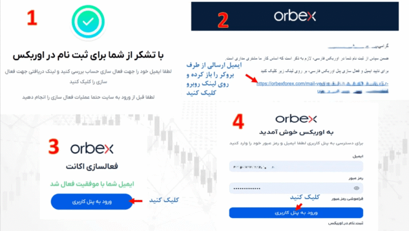 ثبت نام در بروکر اوربکس