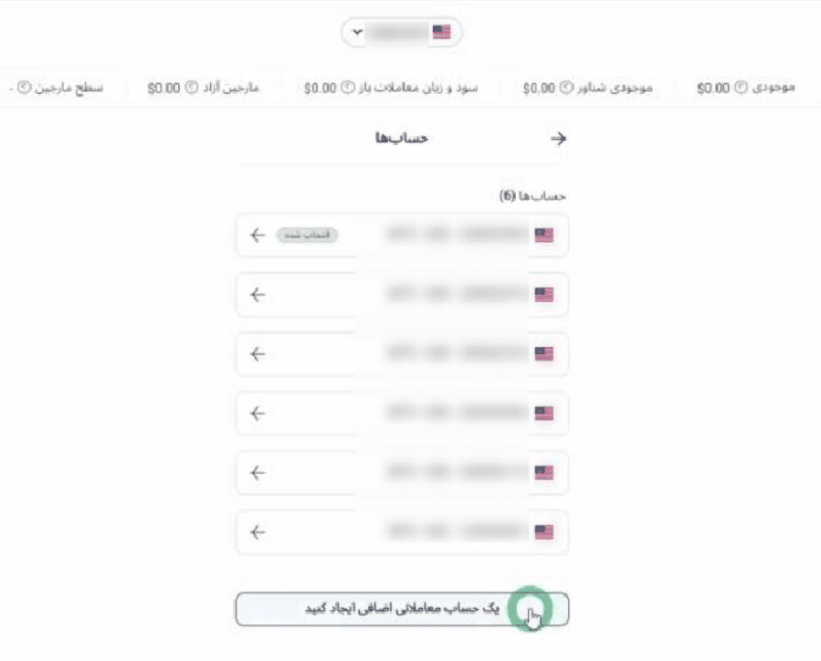 آموزش تصوصری افتتاح حساب ریل در بروکر آلپاری