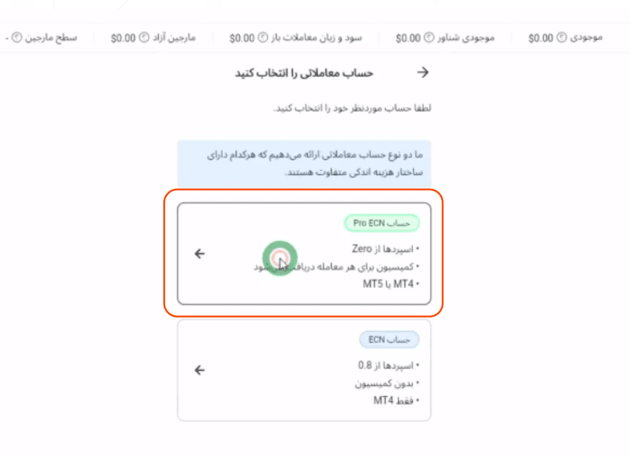 آموزش تصوصری افتتاح حساب ریل در بروکر آلپاری