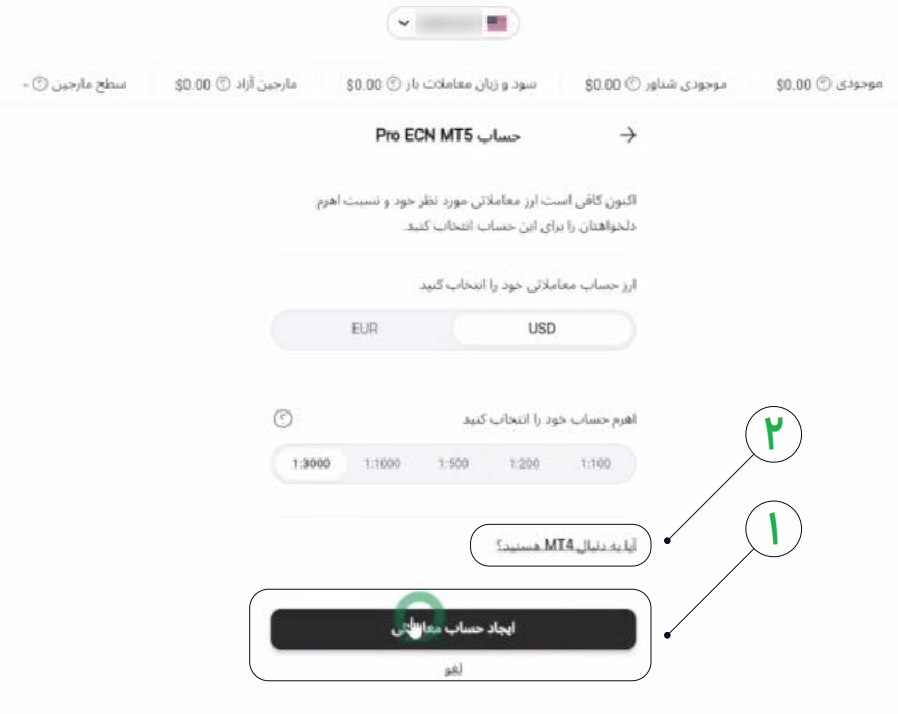 آموزش تصوصری افتتاح حساب ریل در بروکر آلپاری